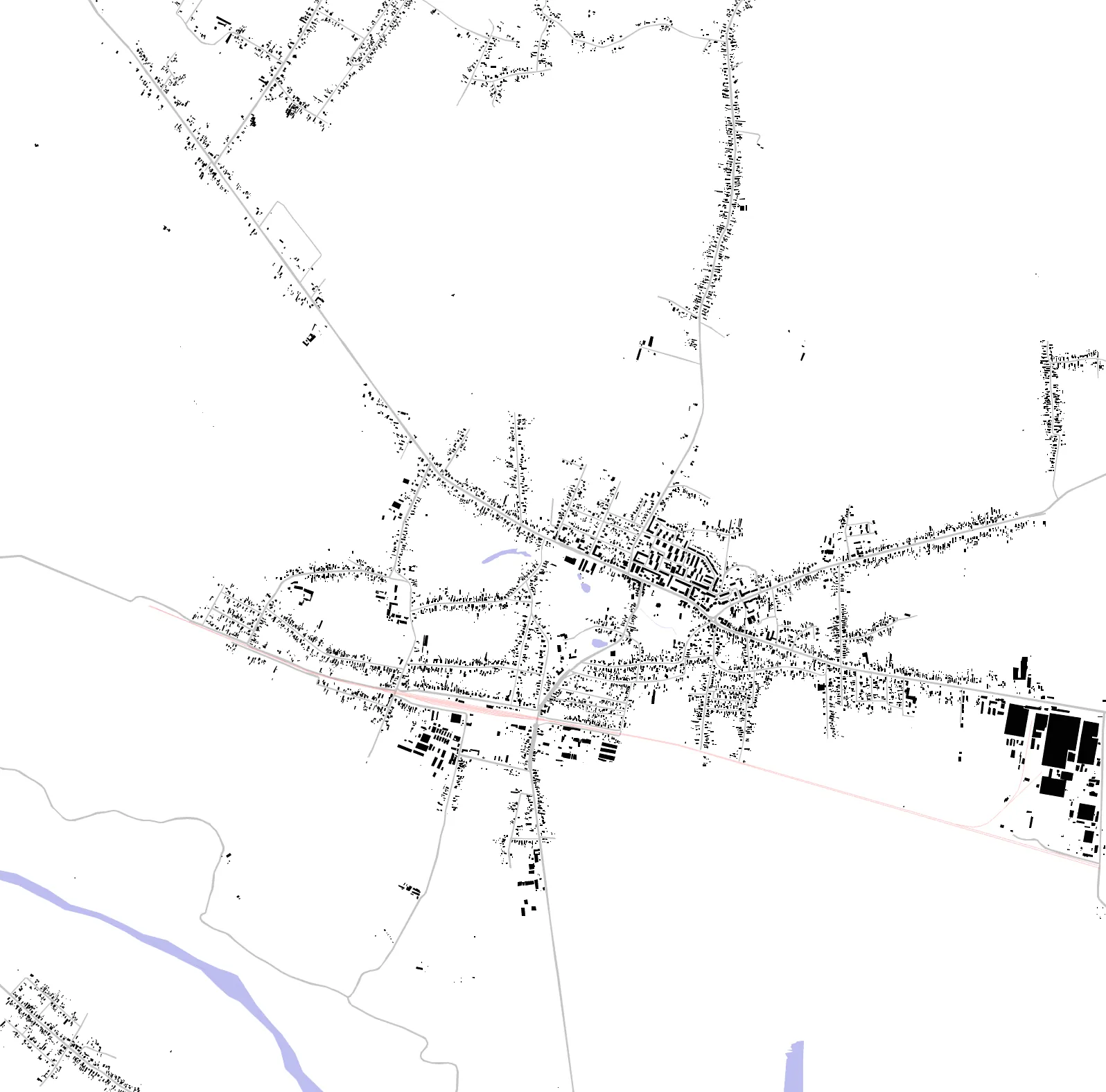 Găești figure ground plan