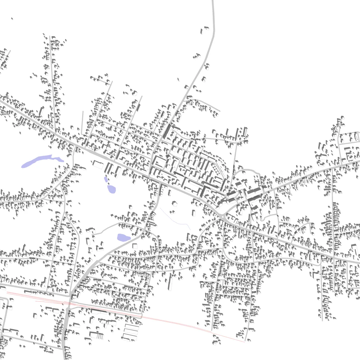 Găești site plan (2.5 km)