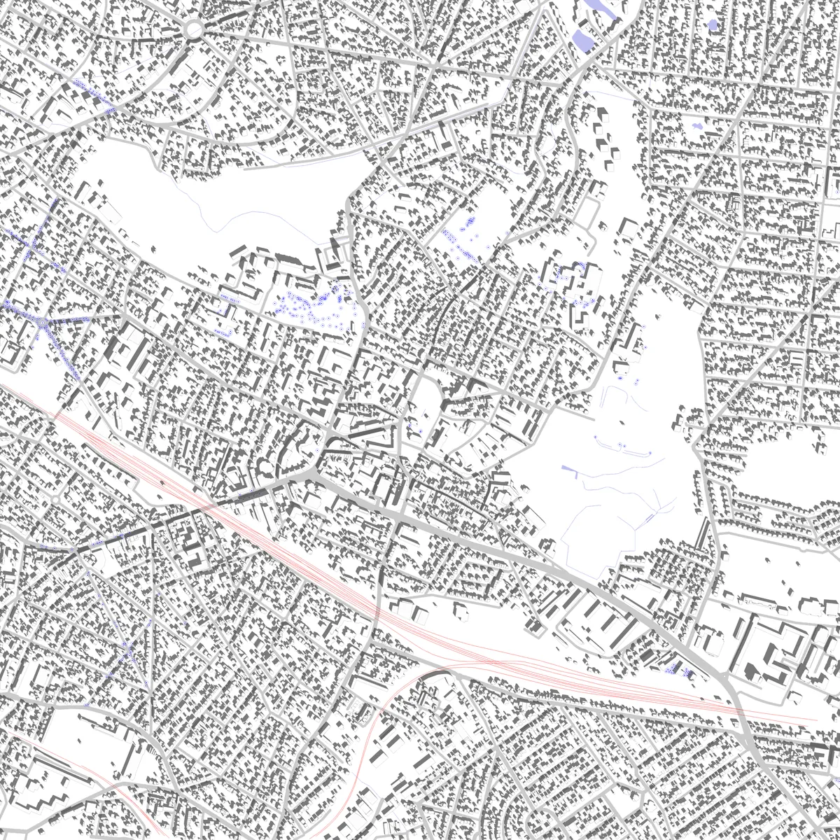 Gagny Lageplan (2,5 km)
