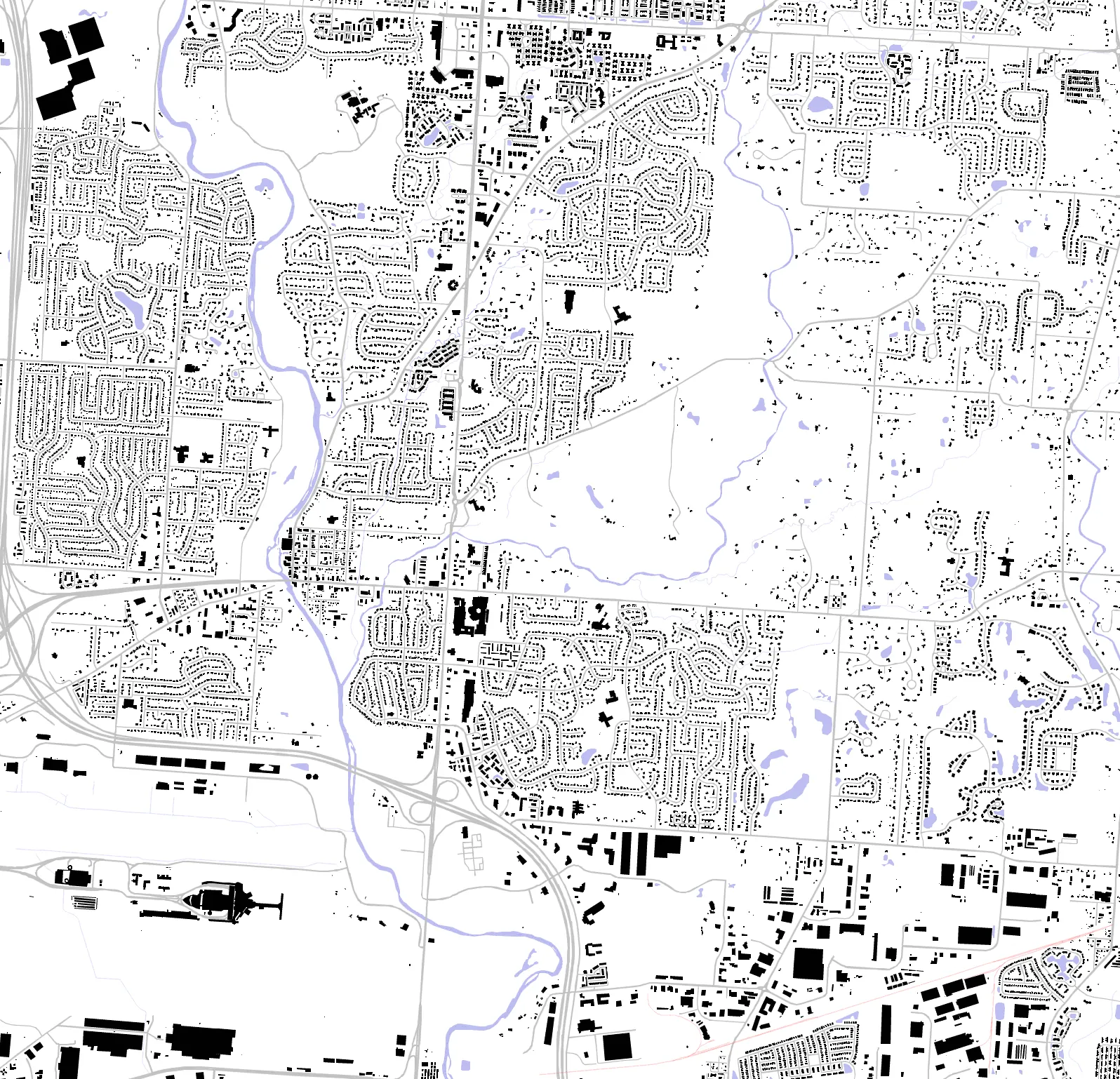 Gahanna figure ground plan
