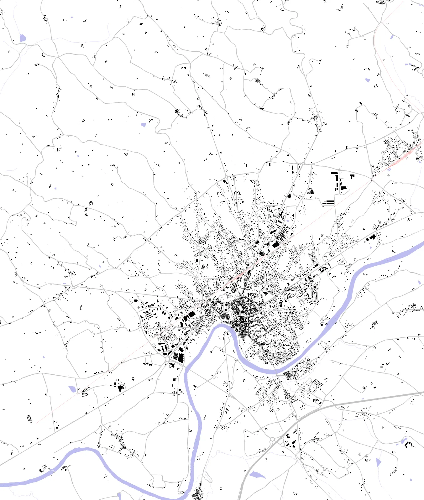 Gaillac plan de masse