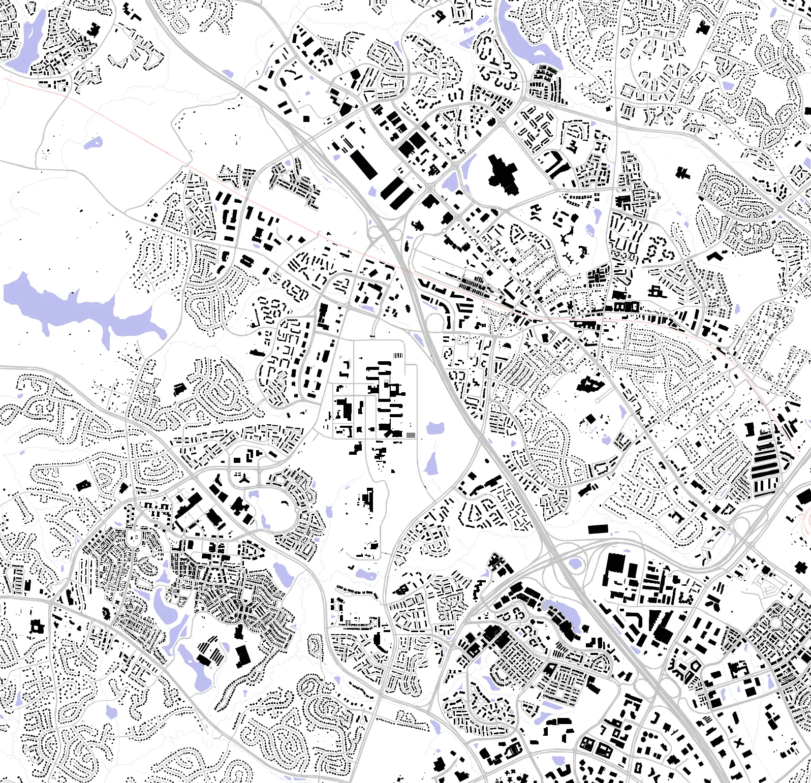 Gaithersburg Schwarzplan