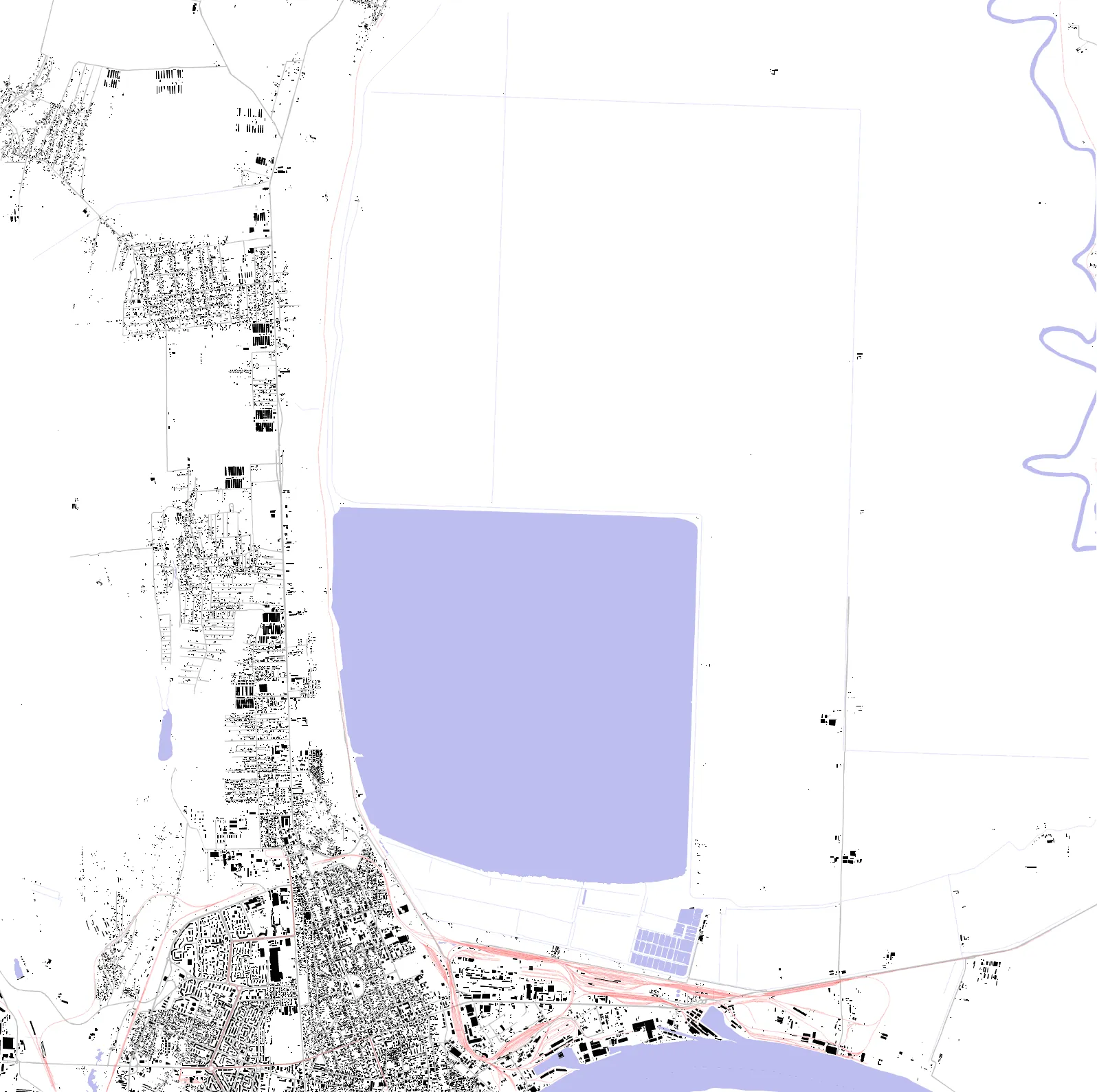 Galați figure ground plan