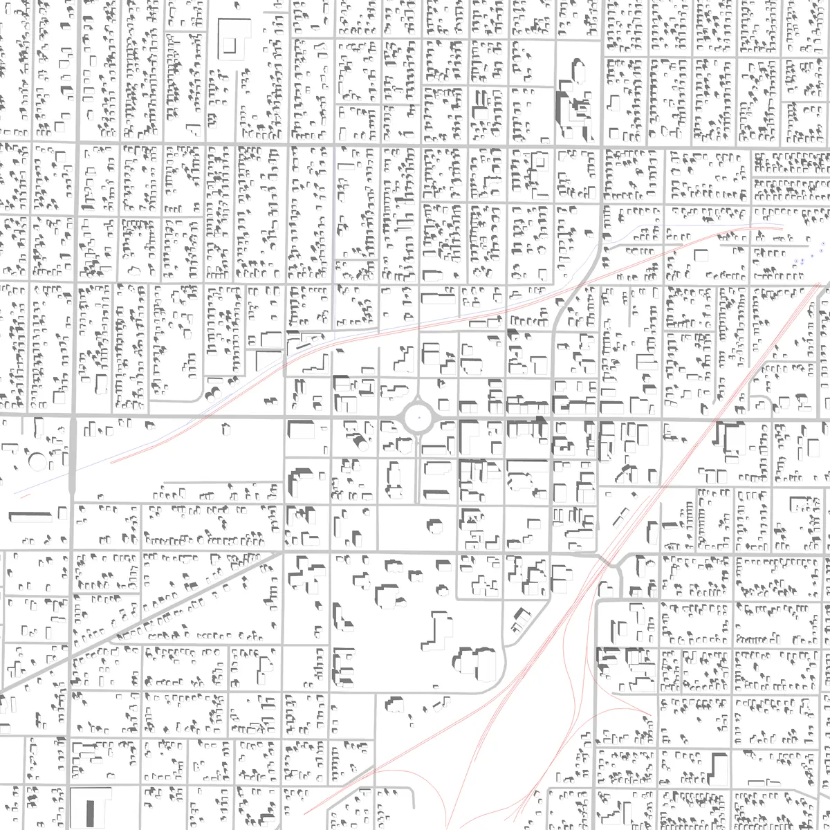 Galesburg site plan (2.5 km)