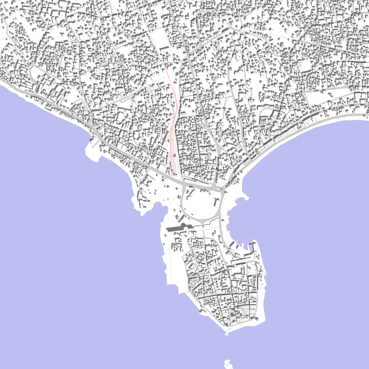 Galle site plan (2.5 km)