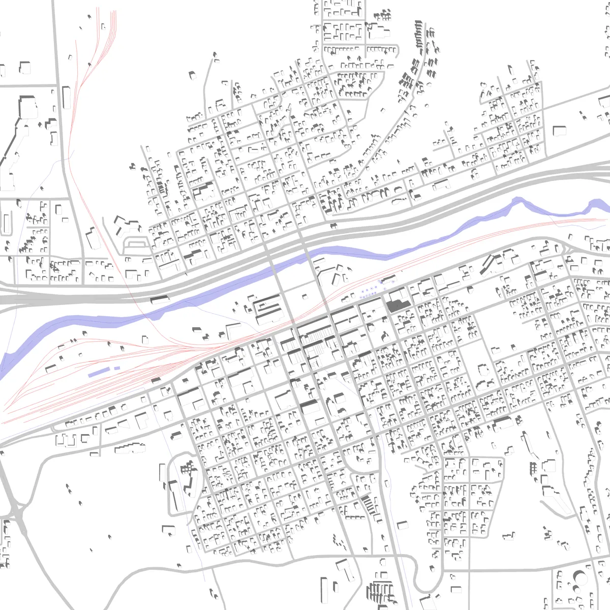 Gallup site plan (2.5 km)