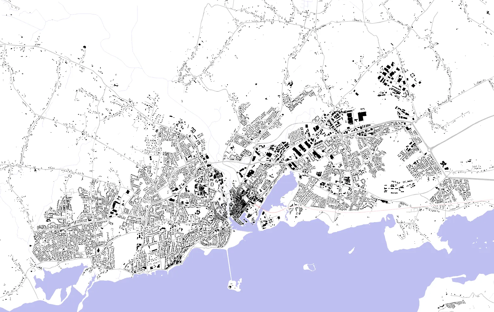 Galway figure ground plan