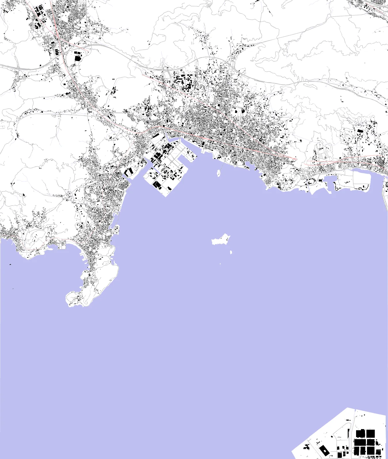 蒲郡 図と地のプラン