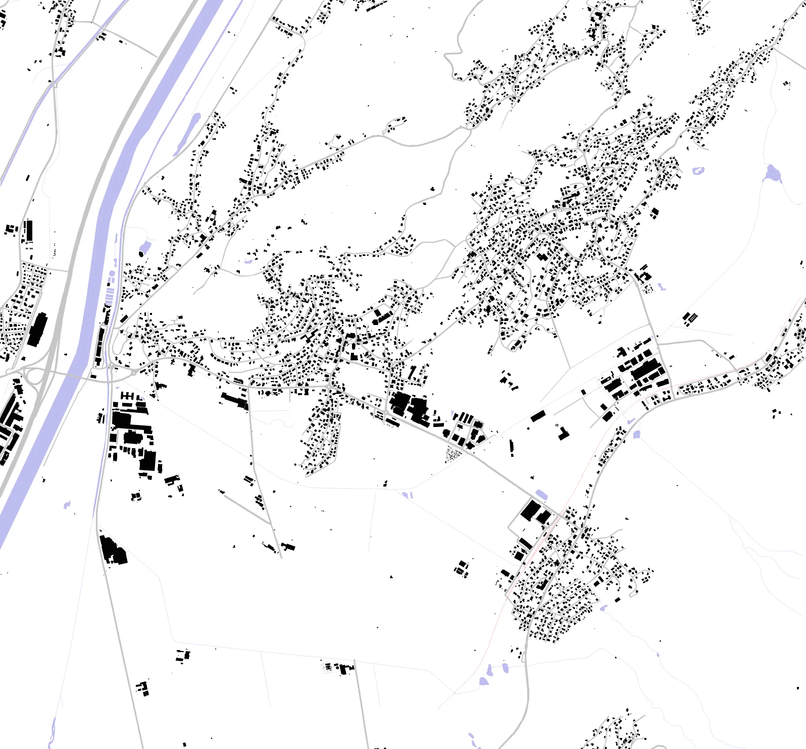 Gamprin figure ground plan
