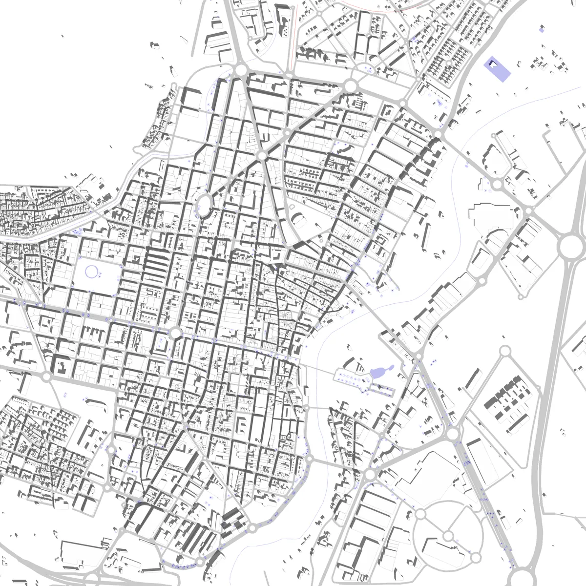 Gandia site plan (2.5 km)