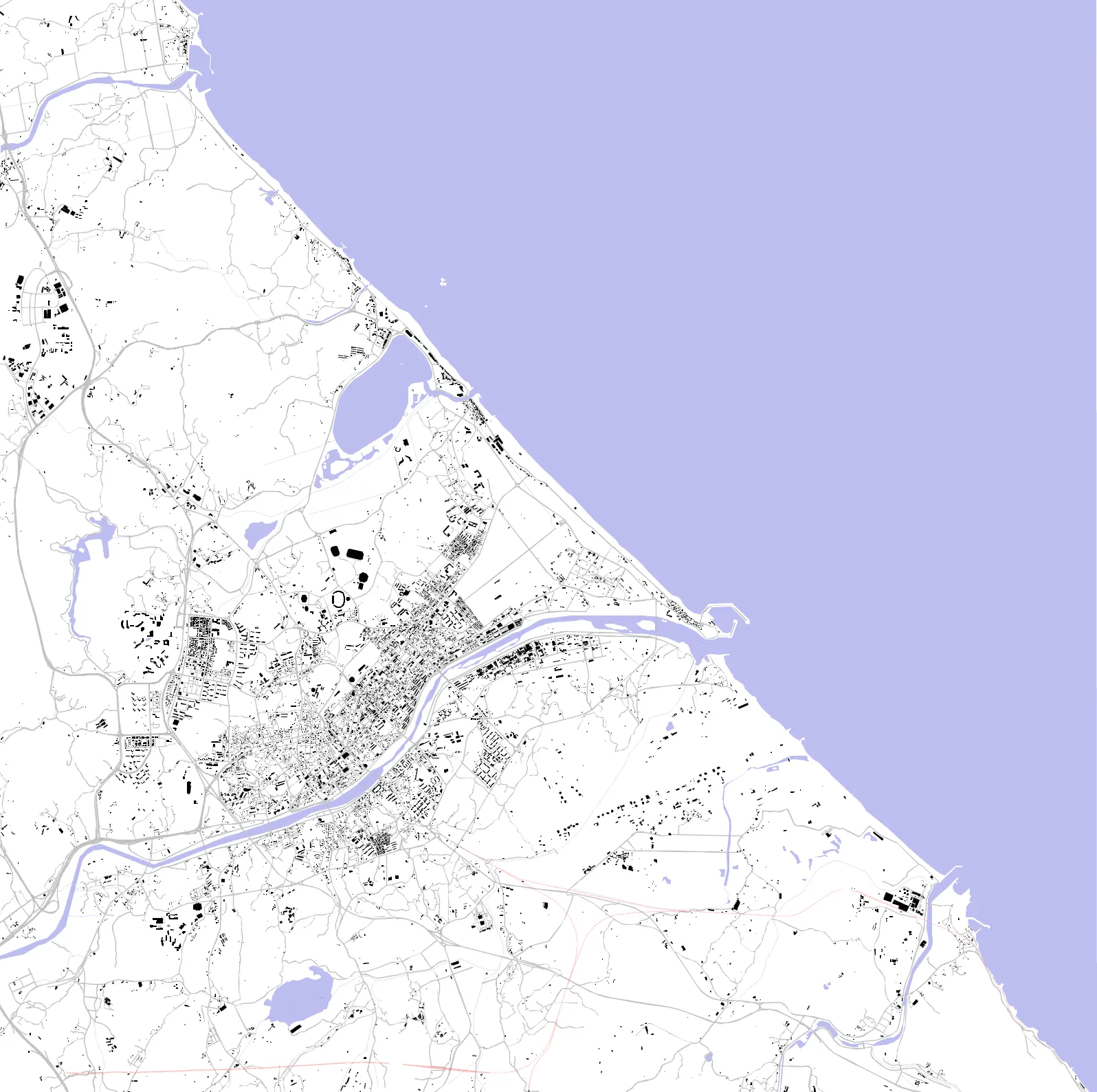 Gangneung figure ground plan