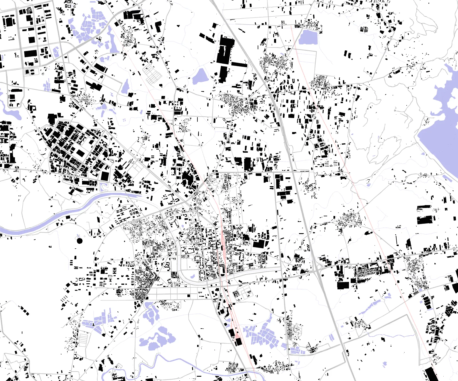 Gangshan figure ground plan