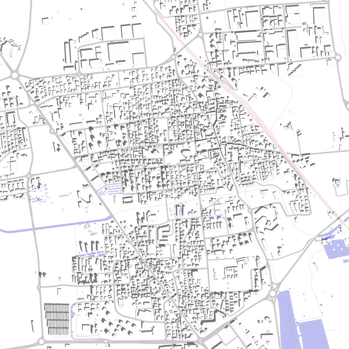 Garbagnate Milanese planimetria di sito (2,5 km)