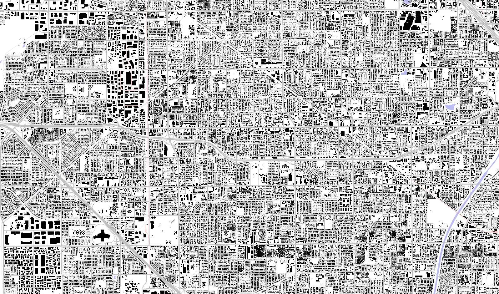 Garden Grove figure ground plan