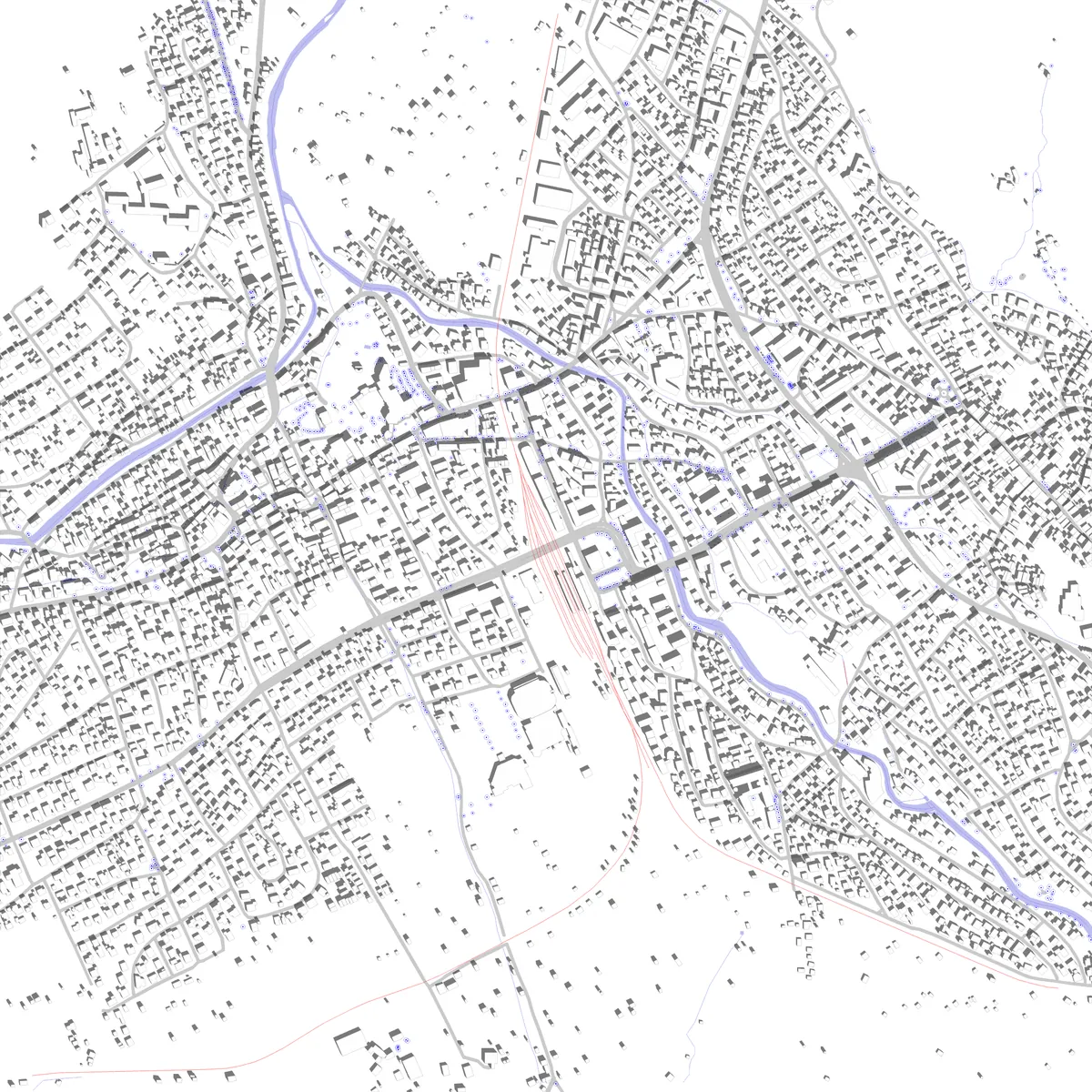 Garmisch-Partenkirchen Lageplan (2,5 km)