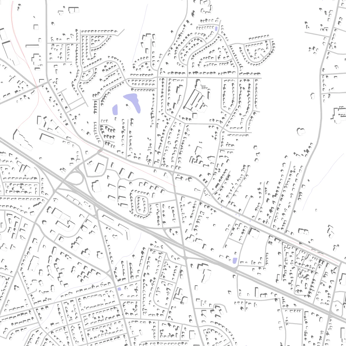 Garner site plan (2.5 km)