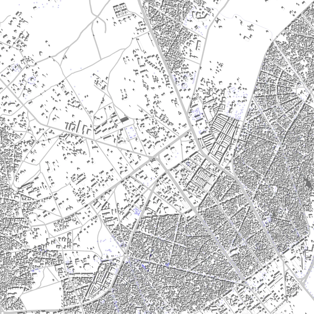Garoua plan de situation (2,5 km)