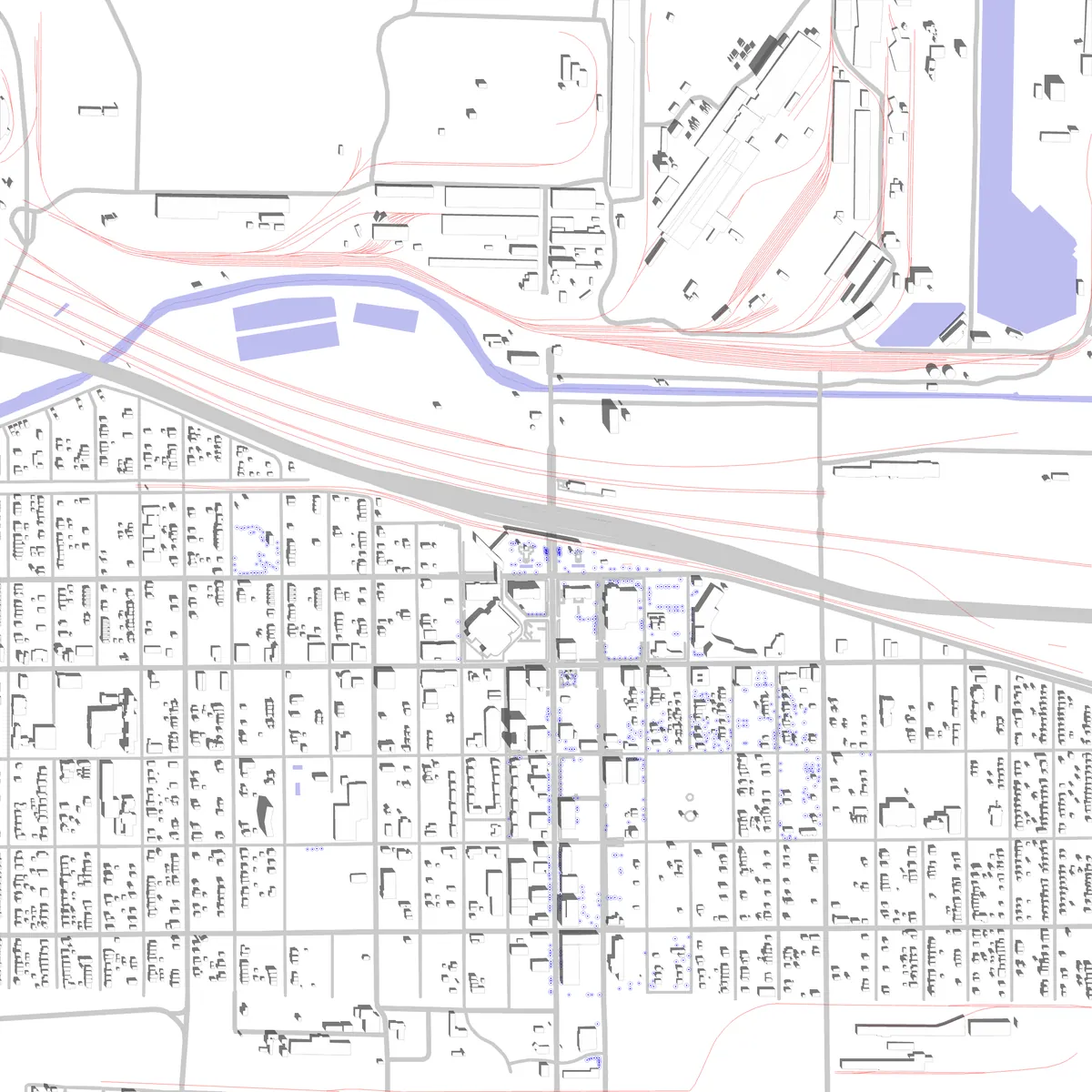 Gary site plan (2.5 km)