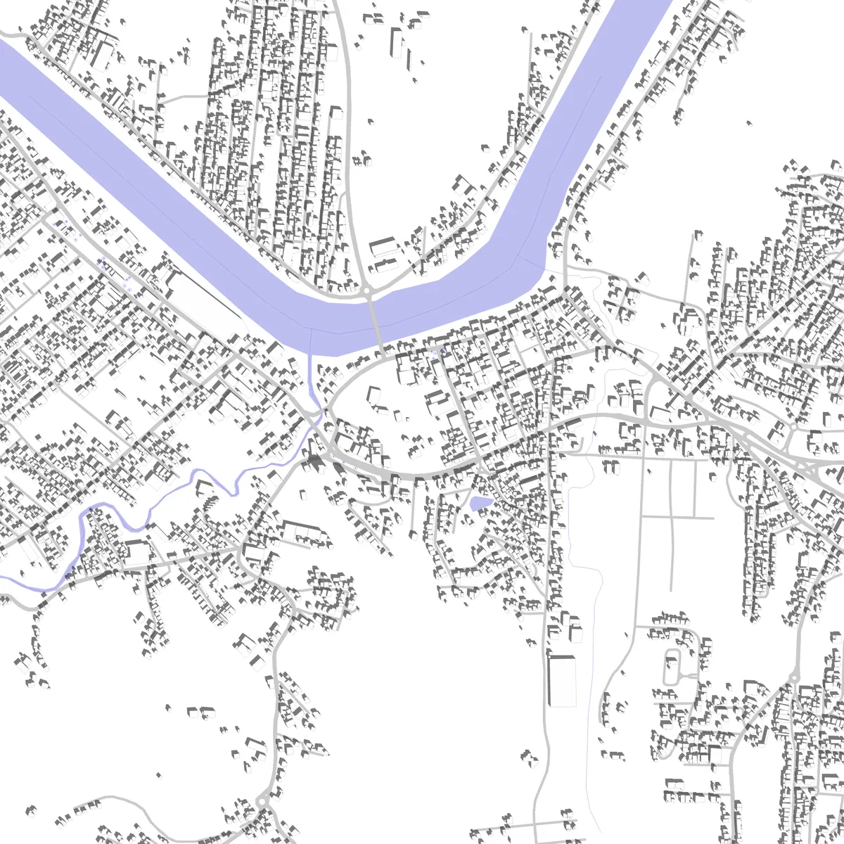 Gaspar planta de localização (2,5 km)