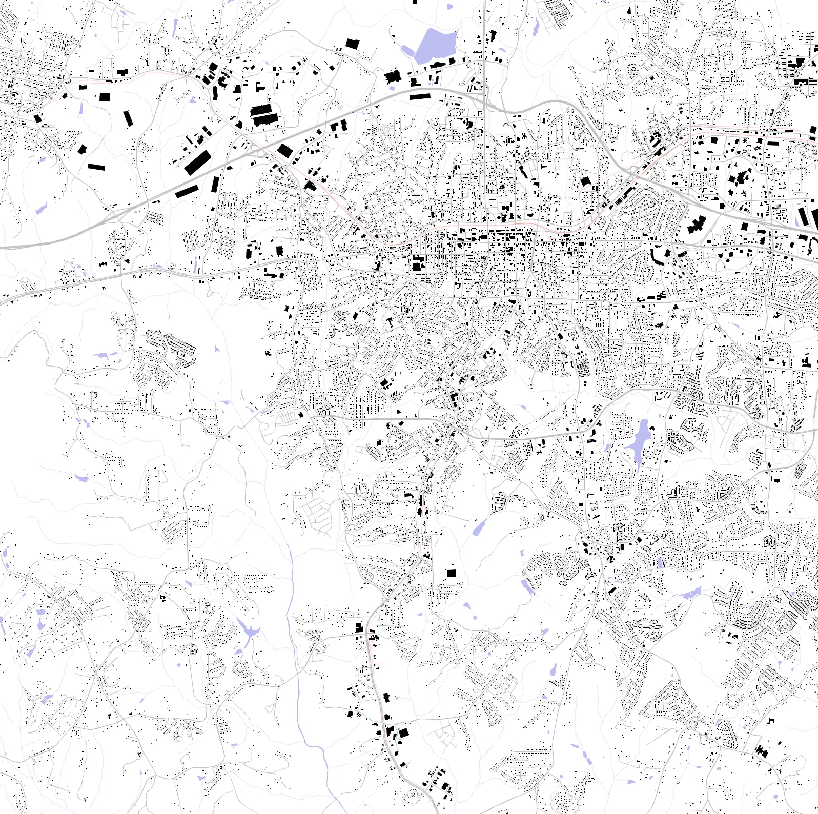 Gastonia figure ground plan