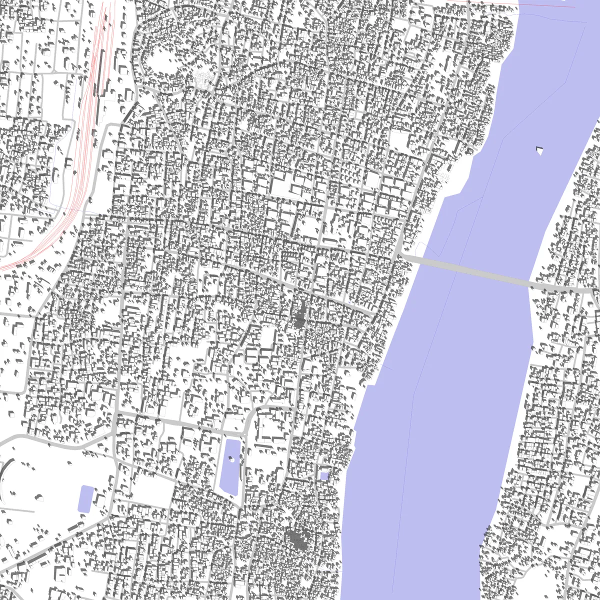 Gaya Lageplan (2,5 km)