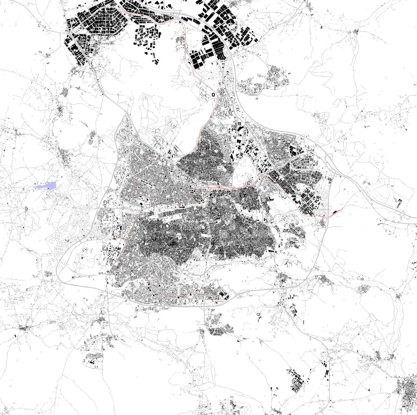 Gaziantep figure ground plan