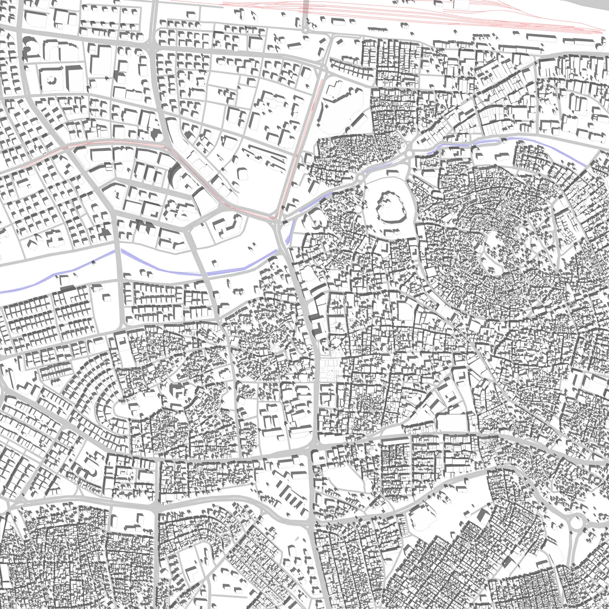 Gaziantep site plan (2.5 km)