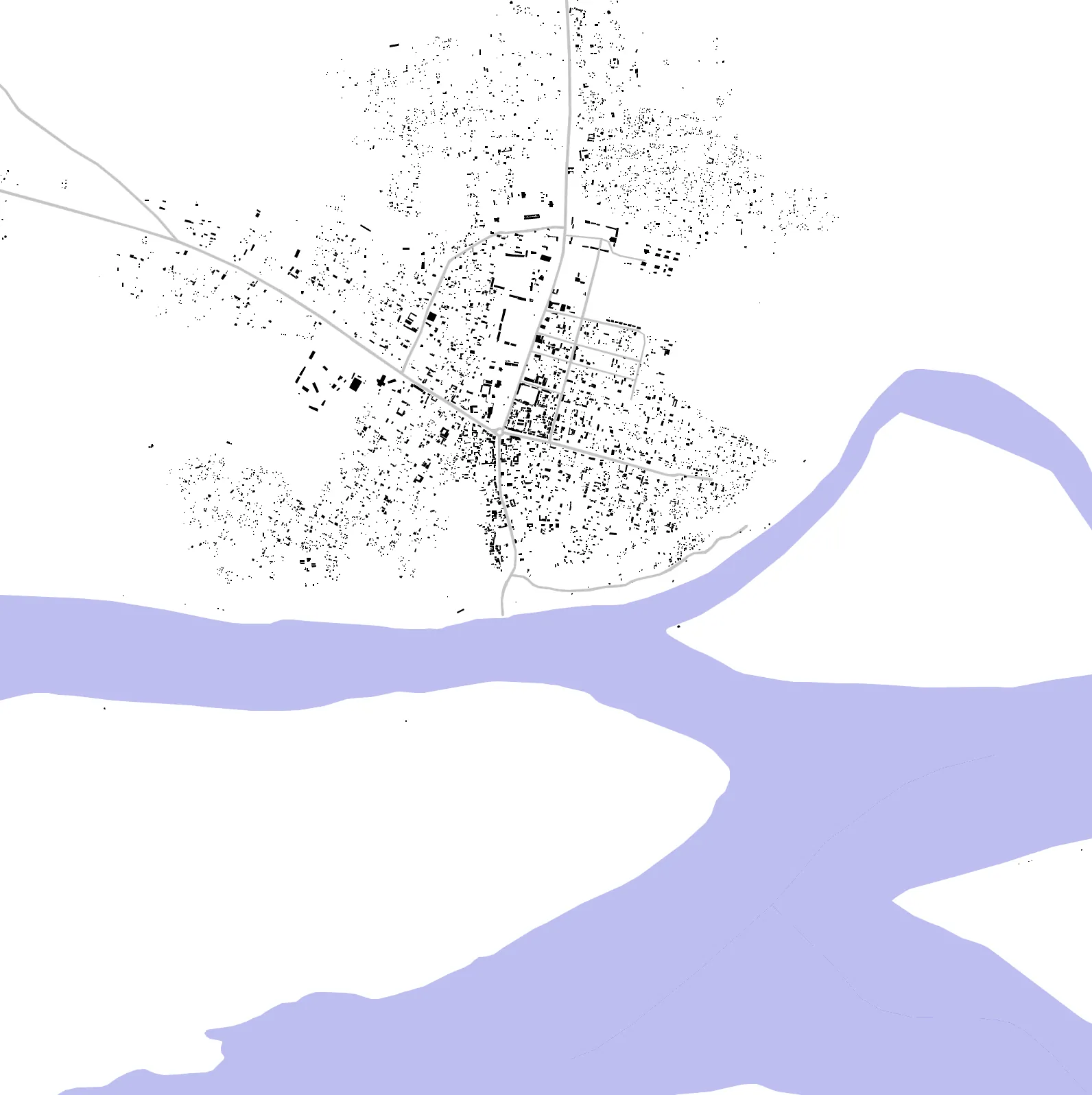 Gbajimba figure ground plan