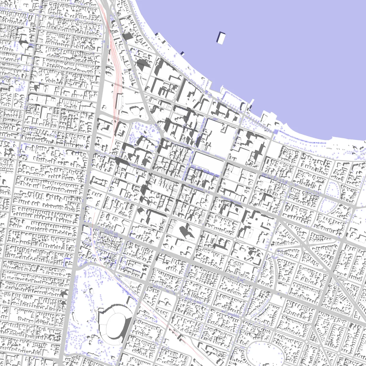 Geelong site plan (2.5 km)