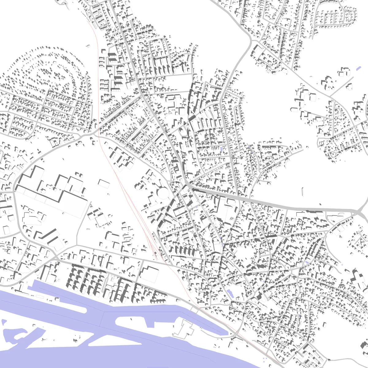 Geesthacht Lageplan (2,5 km)