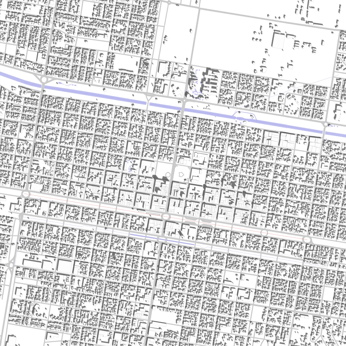 General Roca site plan (2.5 km)