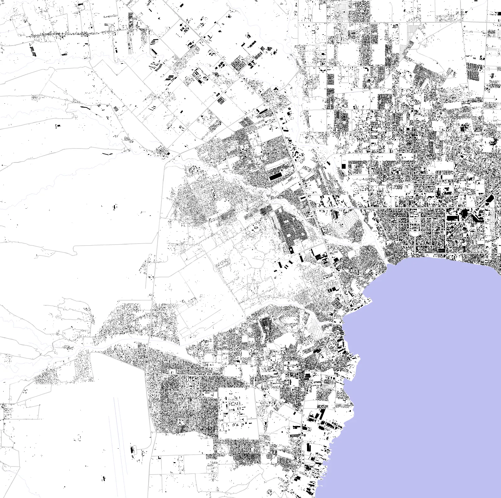 General Santos figure ground plan