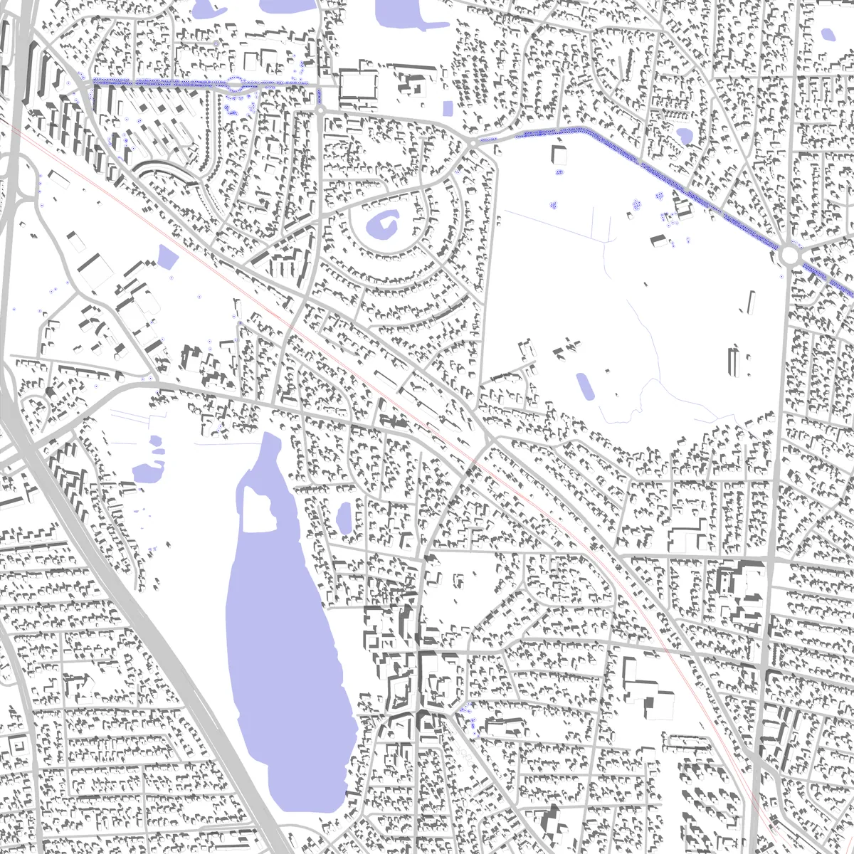 Gentofte situationsplan (2,5 km)