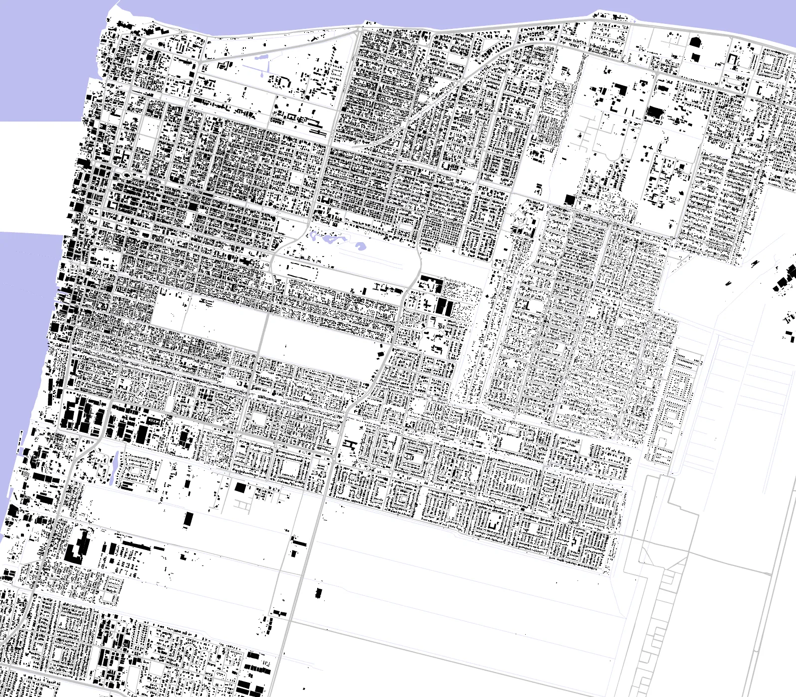 Georgetown figure ground plan