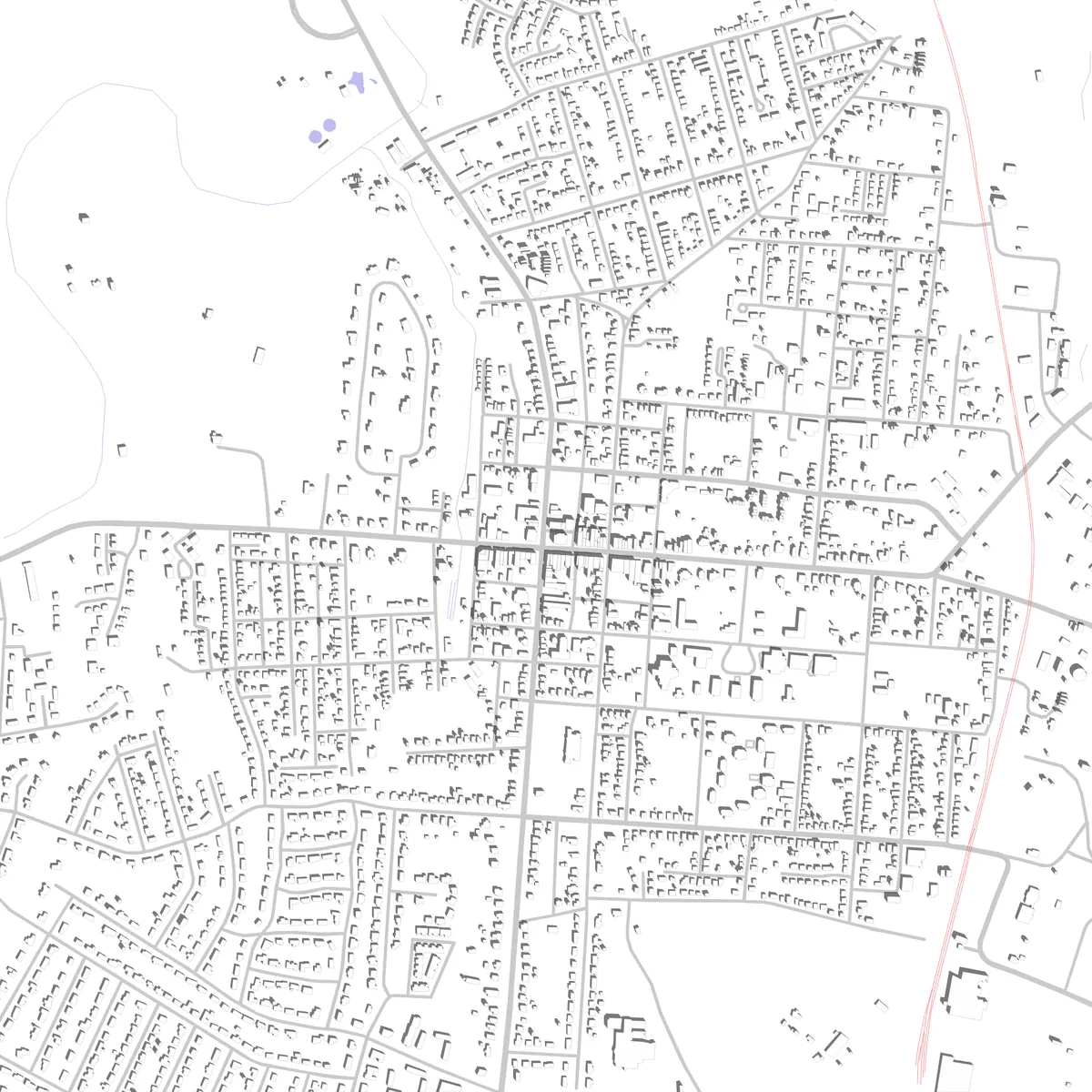 Georgetown site plan (2.5 km)