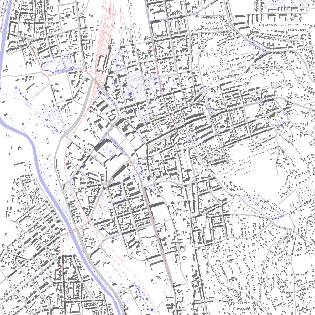 Gera site plan (2.5 km)