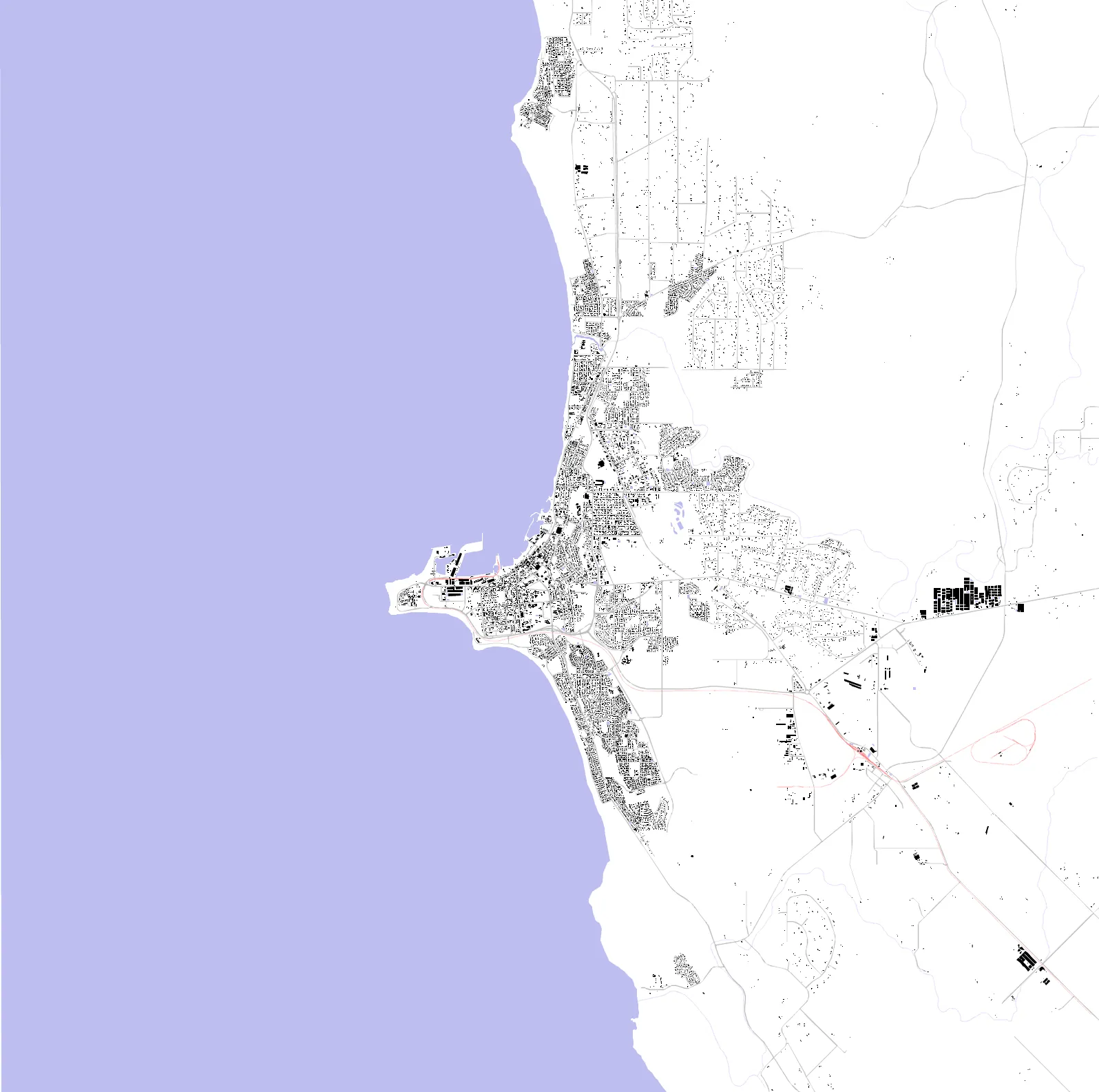 Geraldton figure ground plan