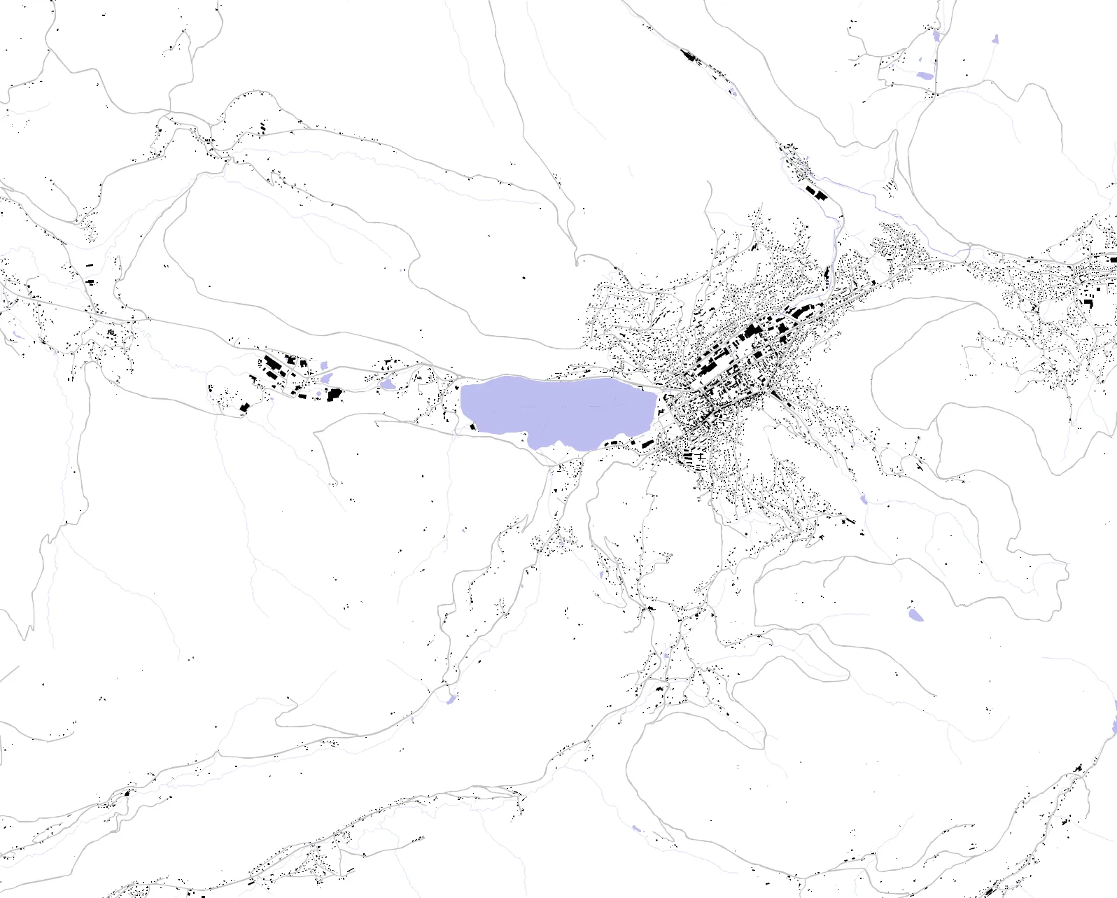 Gérardmer plan de masse