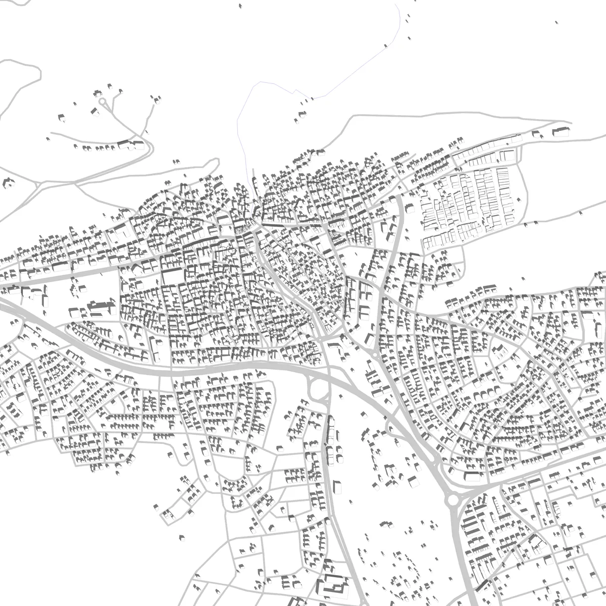 Gerede altlık harita (2,5 km)