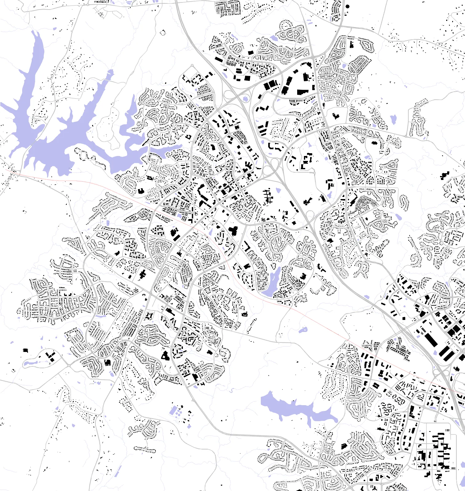 Germantown figure ground plan