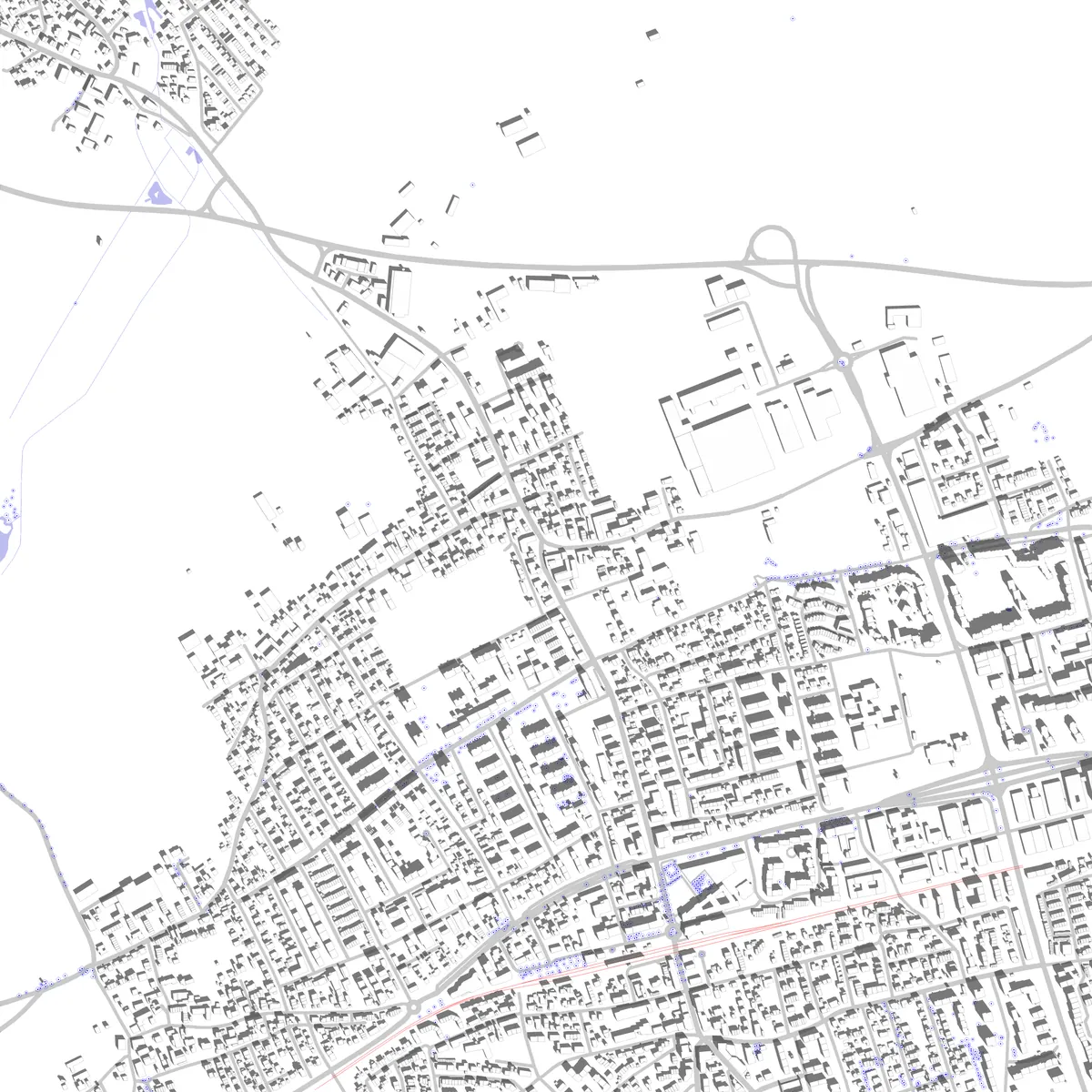 Germering Lageplan (2,5 km)