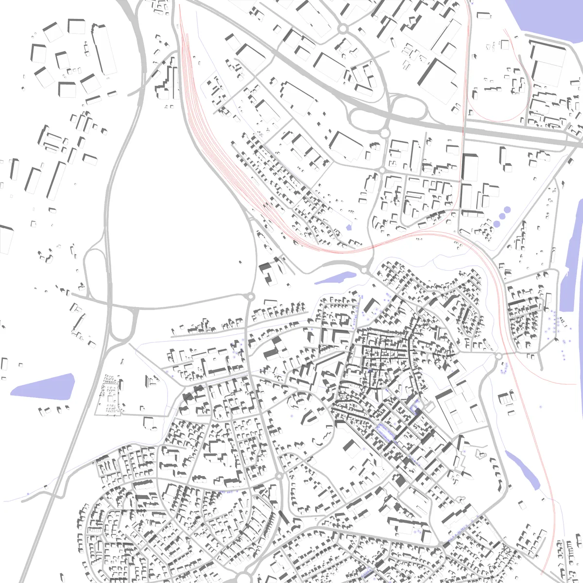 Germersheim Lageplan (2,5 km)