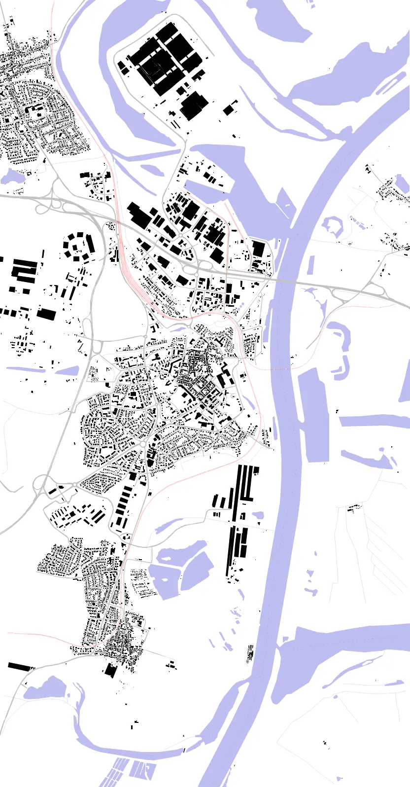 Germersheim Schwarzplan