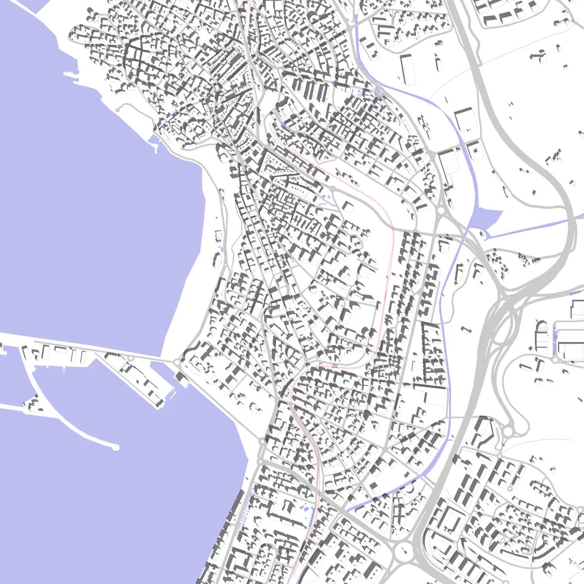 Getxo Lageplan (2,5 km)