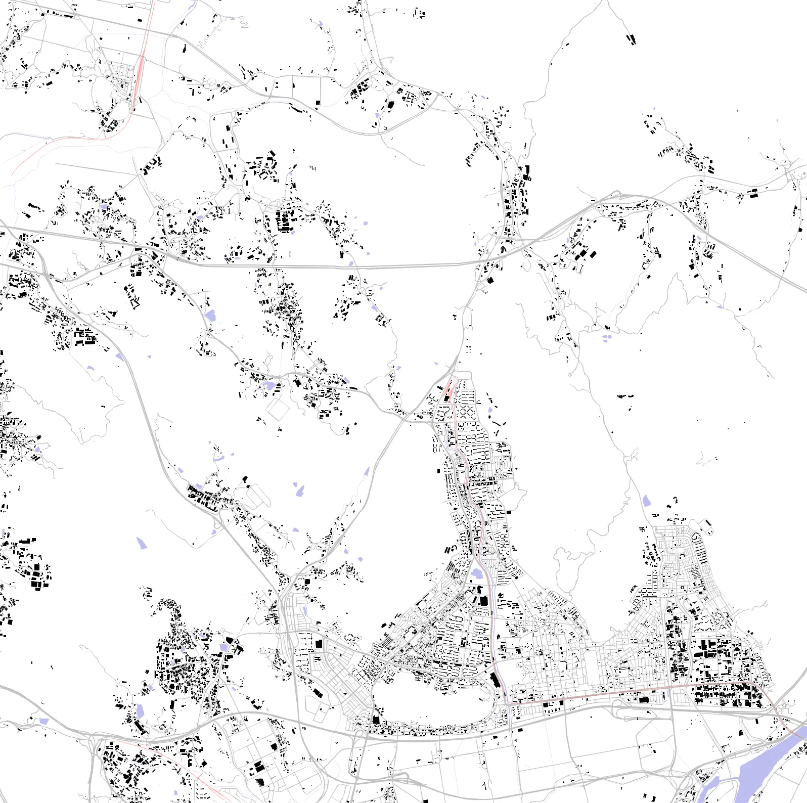 Gimhae figure ground plan