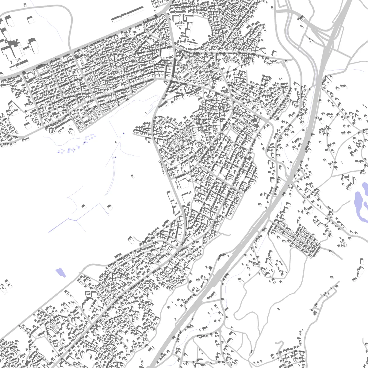 Ginowan Lageplan (2,5 km)