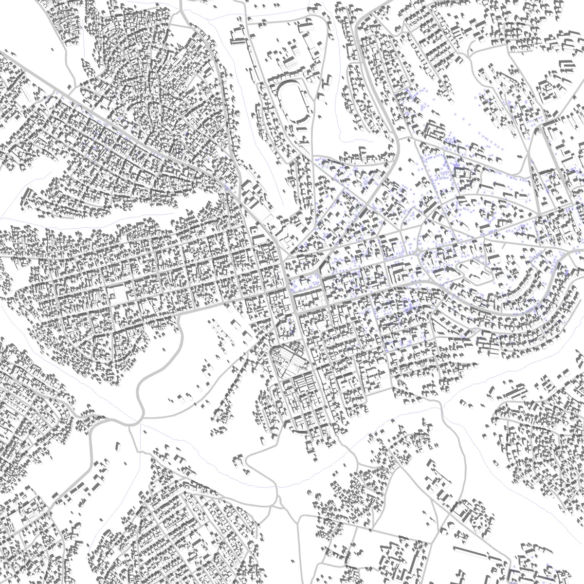 Gitega plan de situation (2,5 km)