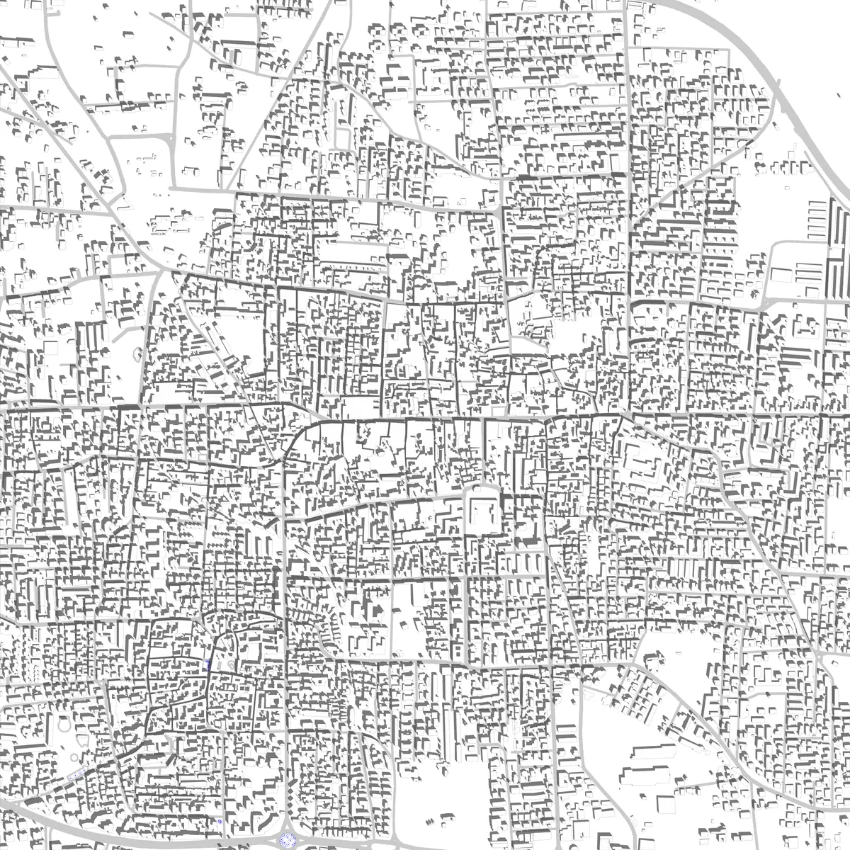 Giugliano in Campania planimetria di sito (2,5 km)