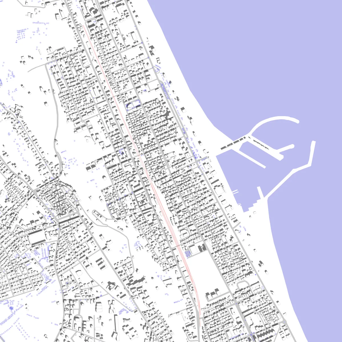 Giulianova Lageplan (2,5 km)