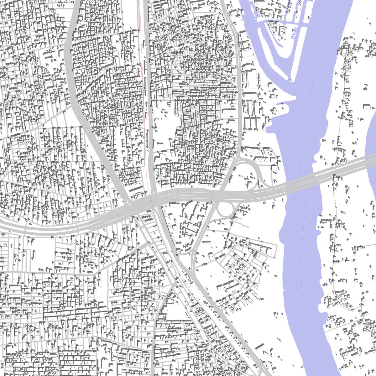 Giza site plan (2.5 km)